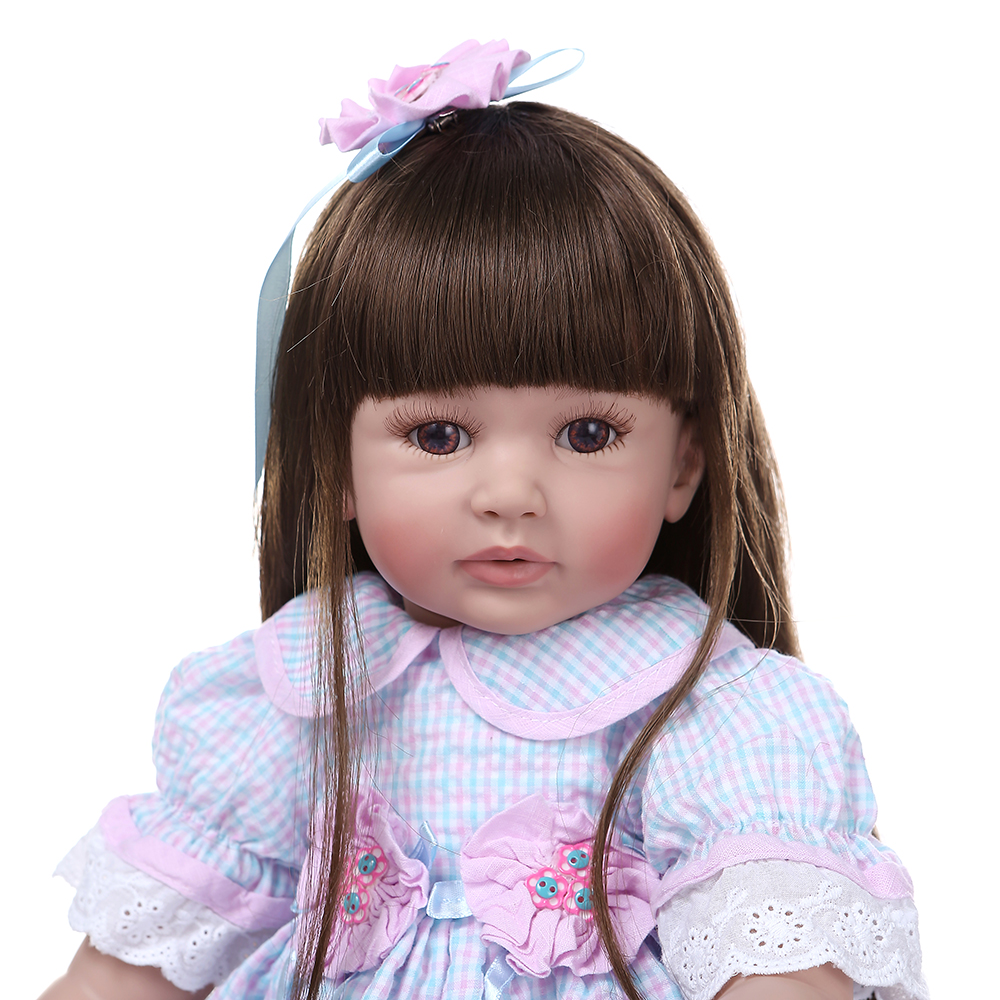 Realistic Baby Dolls 24inch Reborn Toddler Girls Dolls With Black