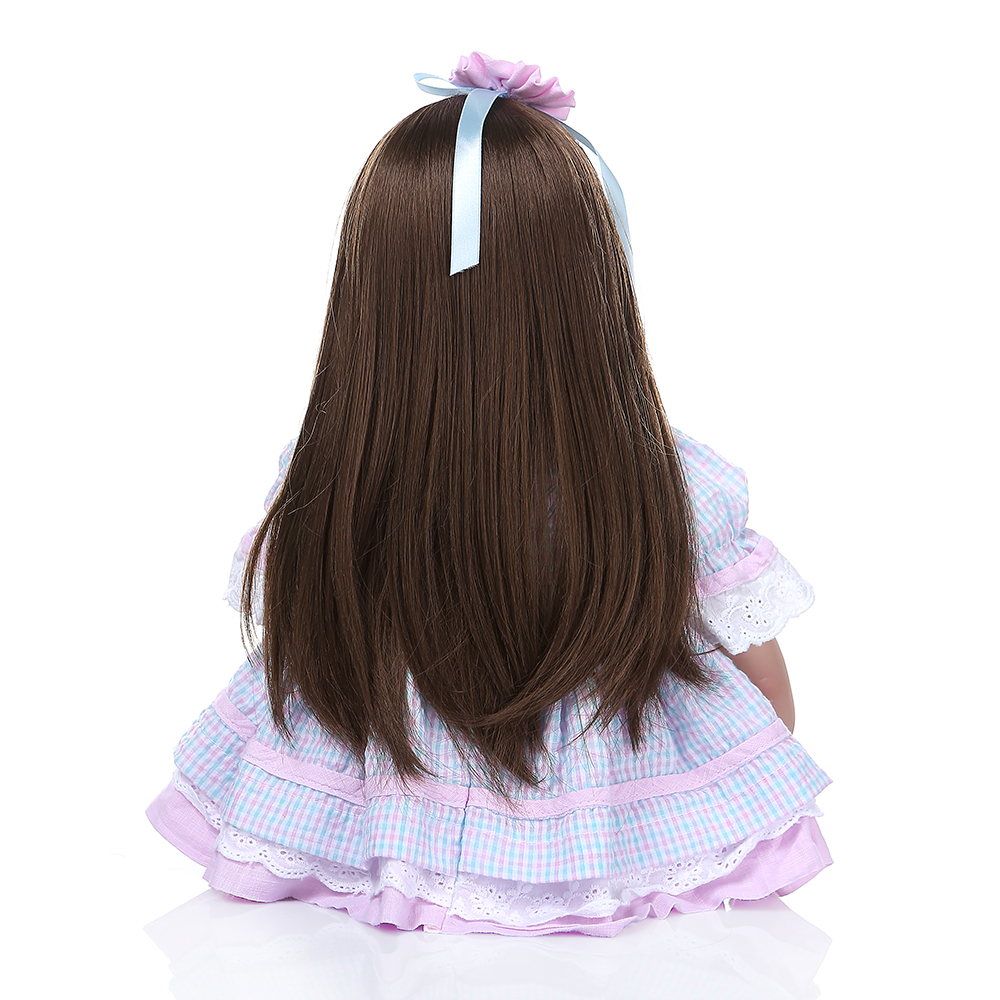 Realistic Baby Dolls 24inch Reborn Toddler Girls Dolls With Black