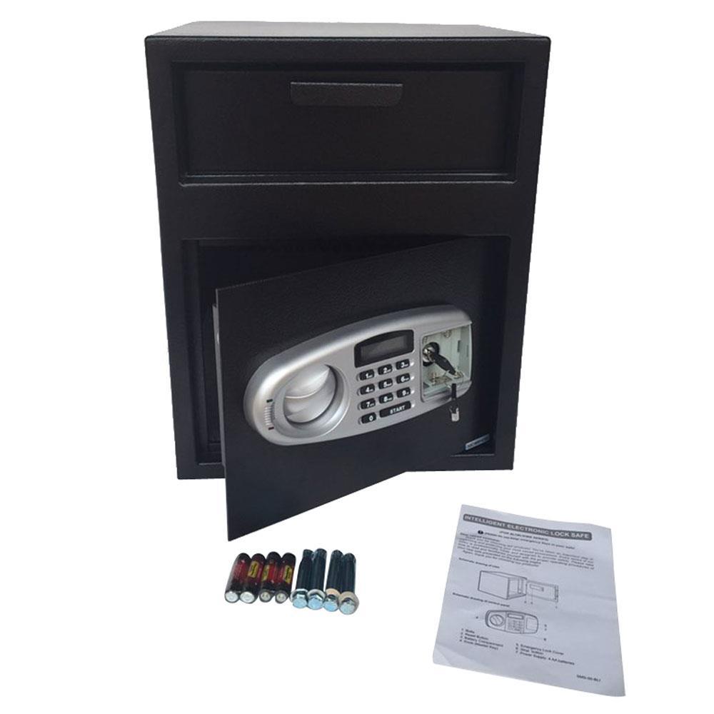 Cash Drop Digital Safe Security Vault Depository Money Slot Lock Office