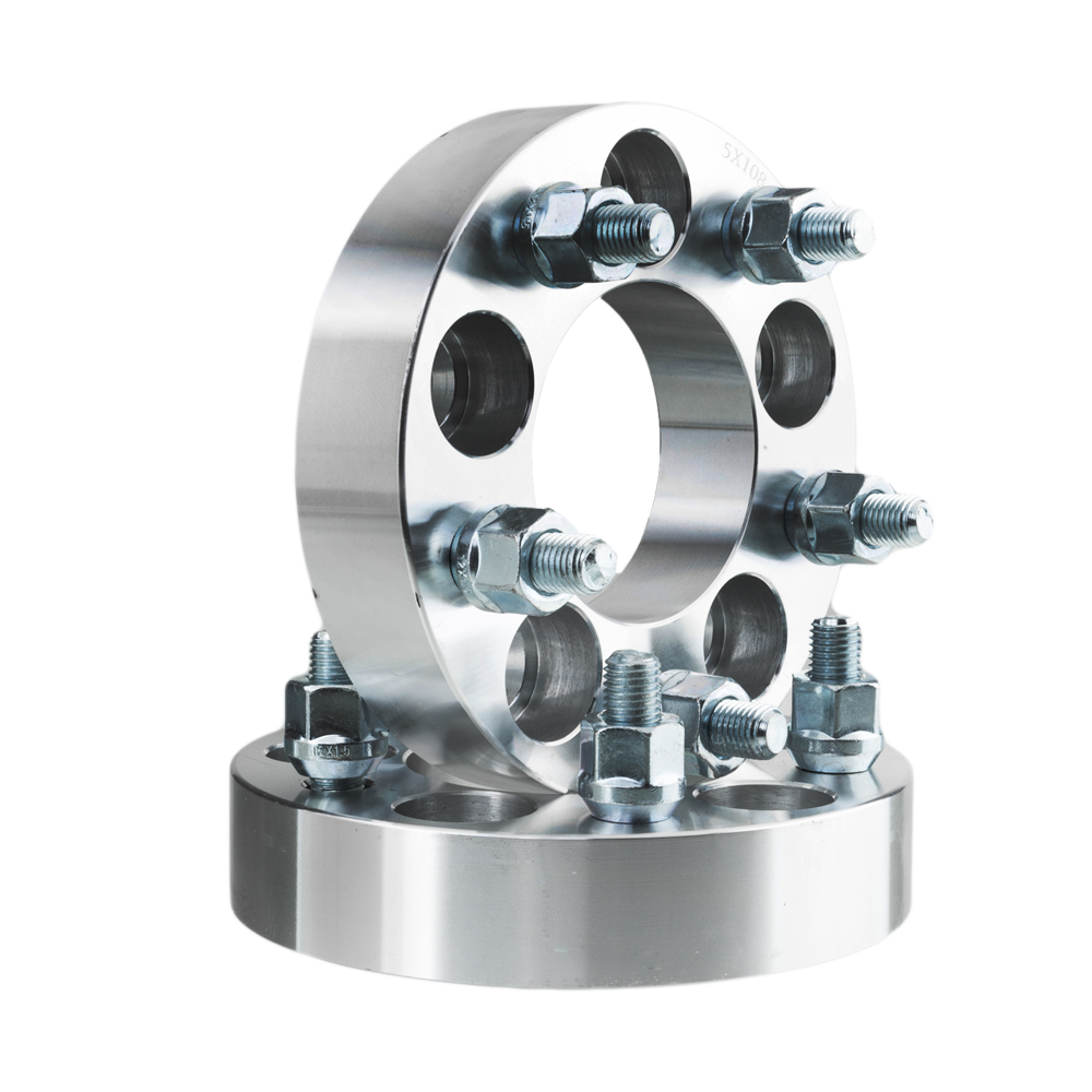 4pc 1.25" 5x108 to 5x114.3 Wheel Spacers / Adapters 12x1.5 Studs