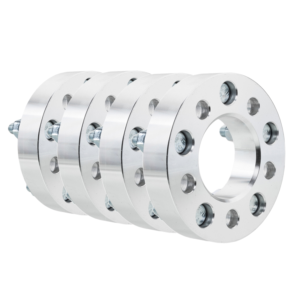 4pc 1.25" 5x108 to 5x114.3 Wheel Spacers / Adapters 12x1.5 Studs