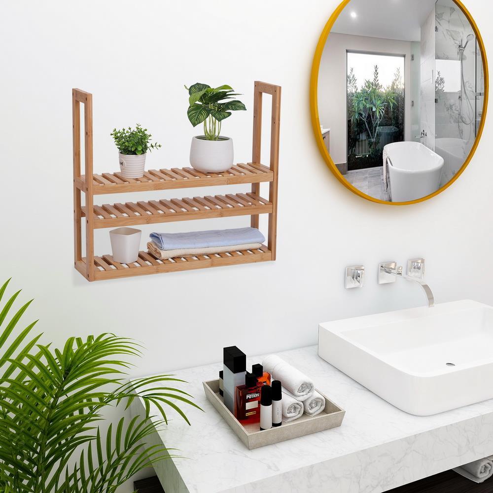 bamboo storage shelf bamboo storage shelf