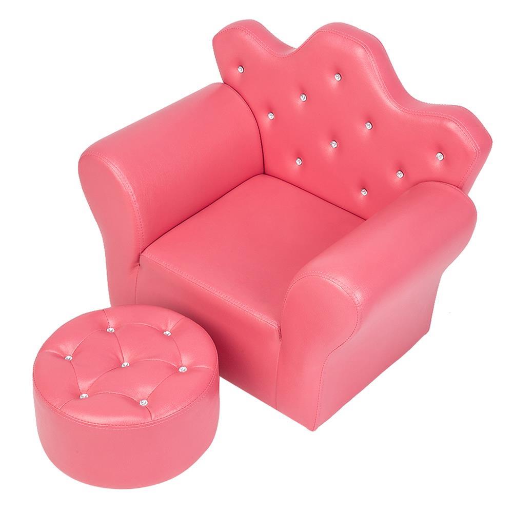 Kids Sofa Princess Armrest Chair Lounge Couch Loveseat Children Toddler