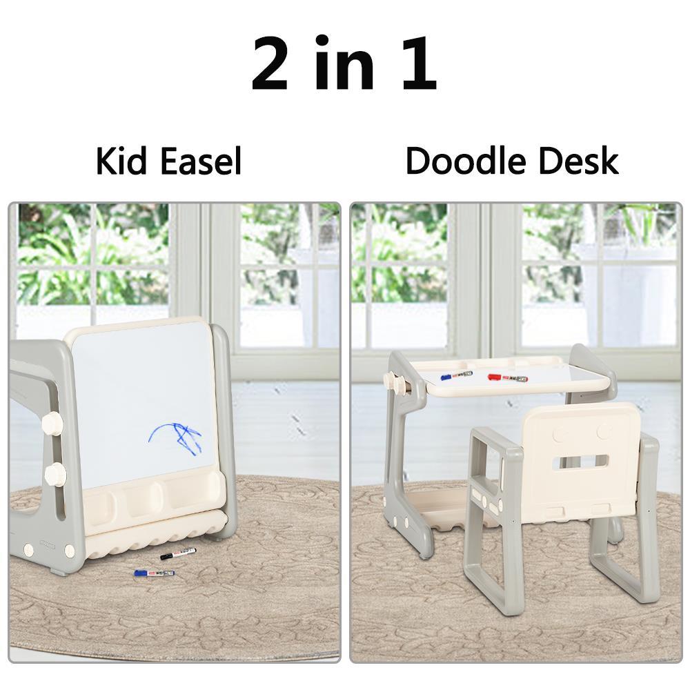 kids easel desk