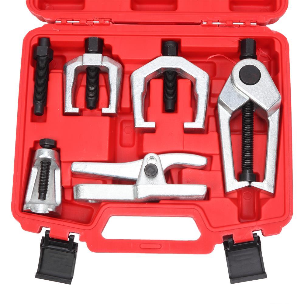 5PC Front End Service Separate Pitman Arm Tie Rod Puller Ball Joint