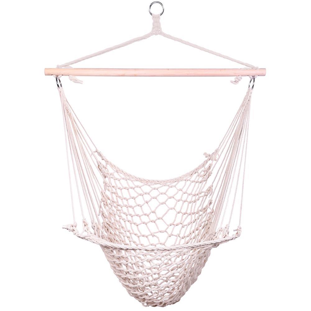 Single rope hammock chair