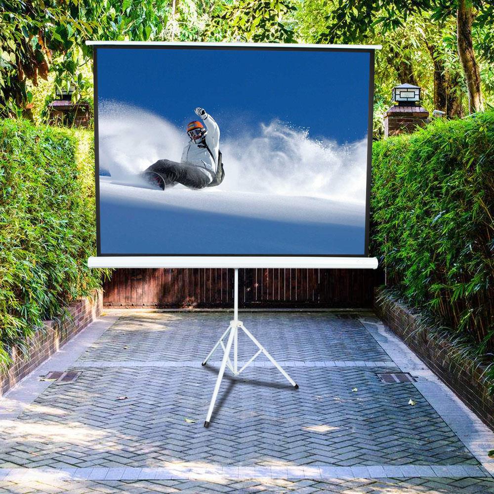 indoor projector screen with stand