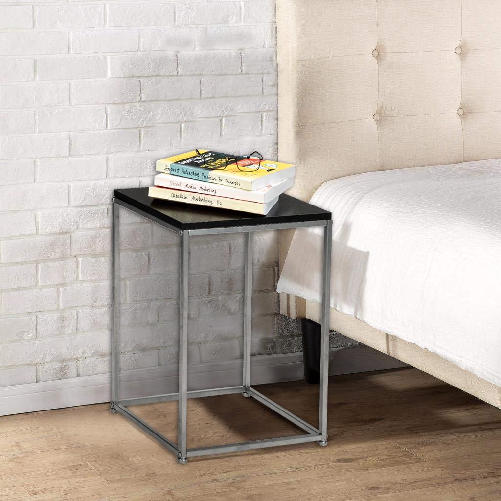 Small Sofa End Table Narrow Snack Table Stand Rectangle ...