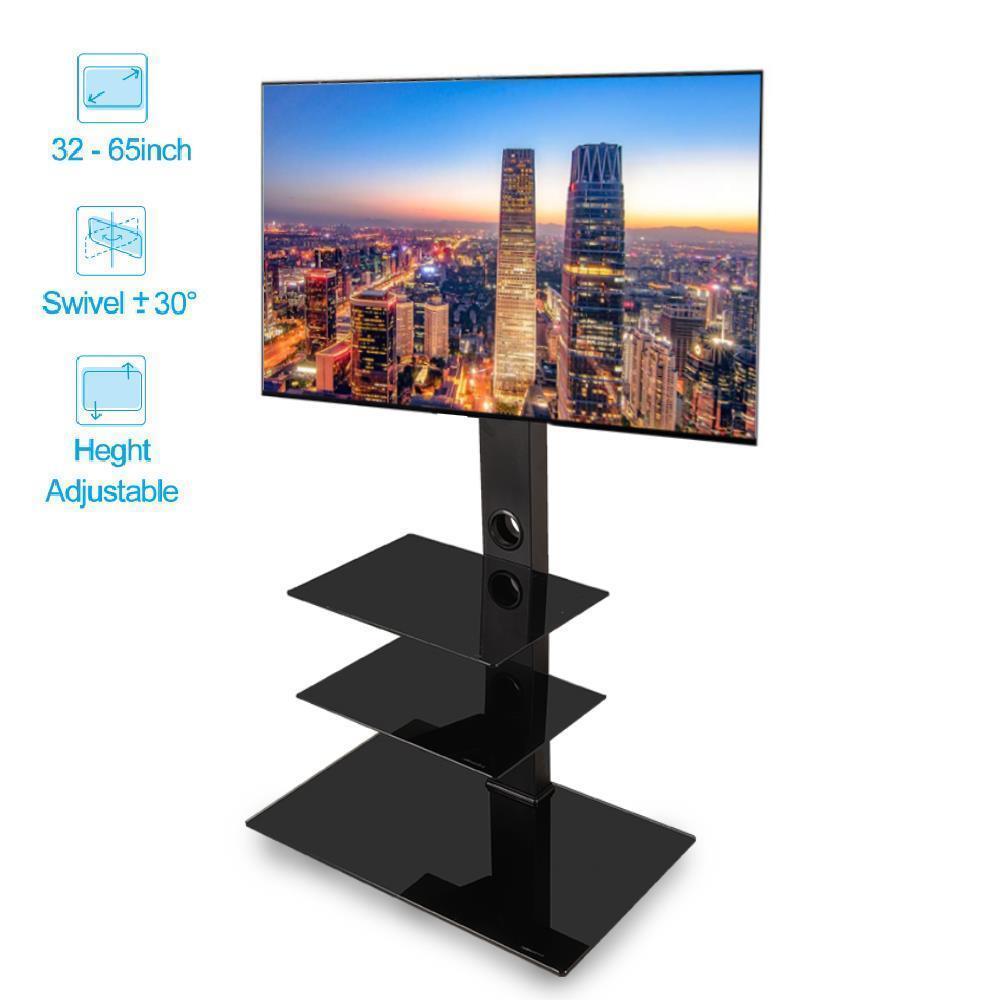 Universal 32 - 65 inch Floor TV Stand with Swivel Mount ...