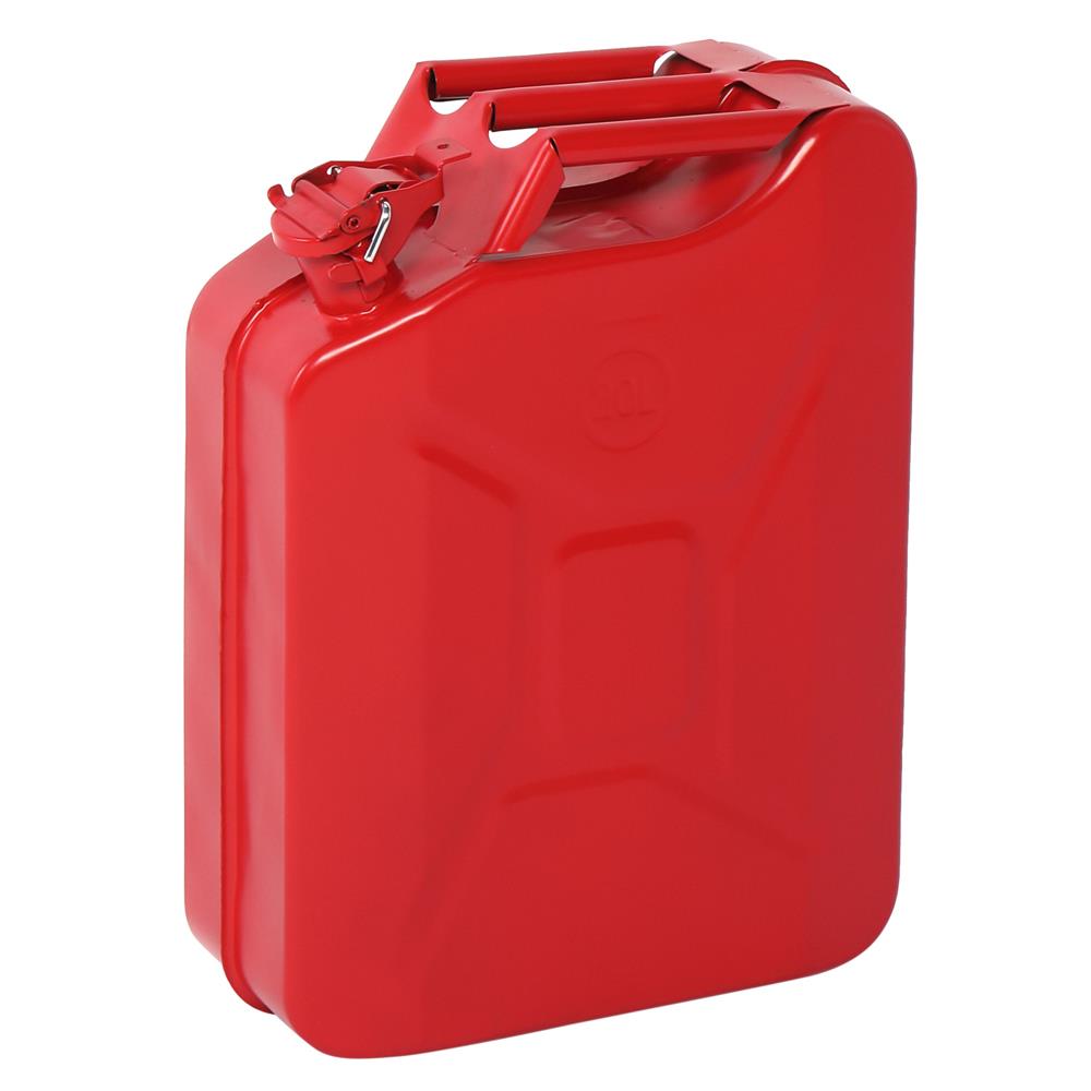 Fuel Can 5 Gal 20L Green Steel Gasoline Gas Fuel Tank Emergency