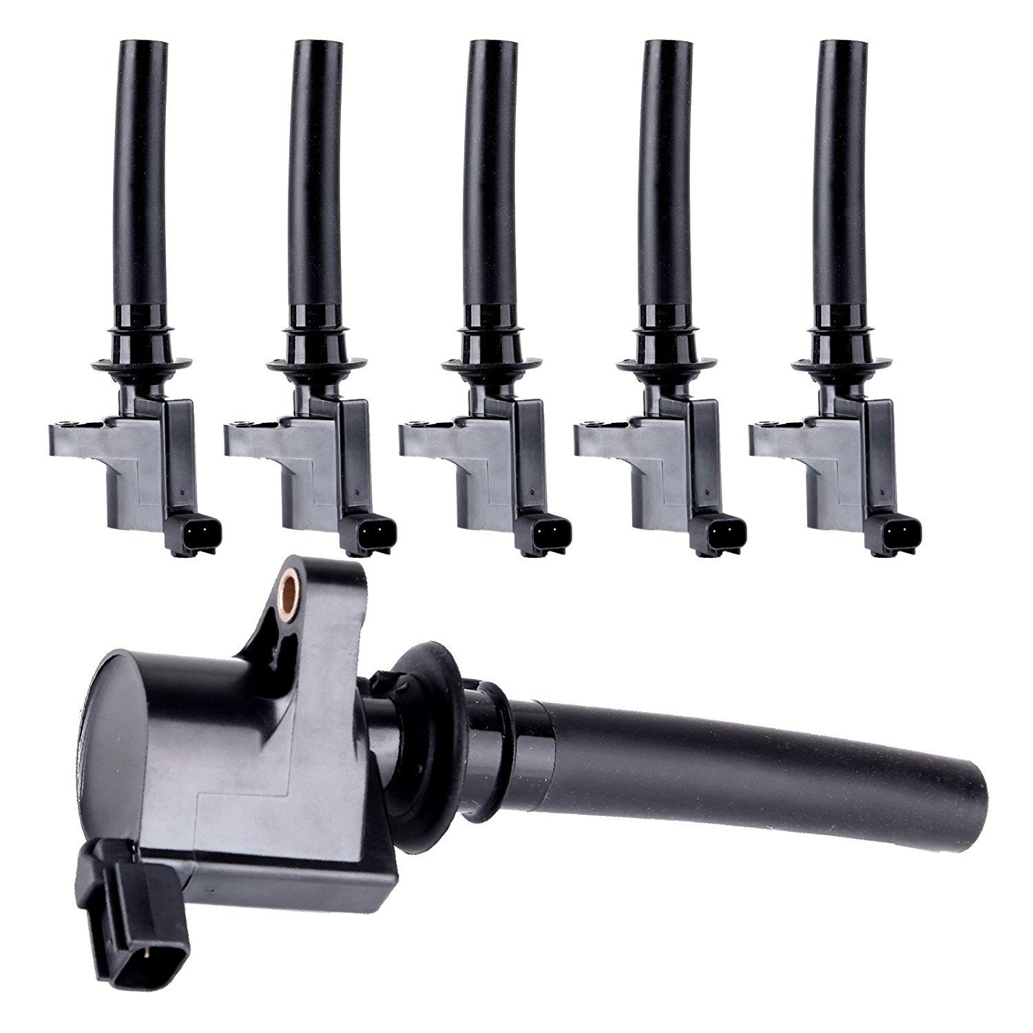 6PACK Ignition Coils for Mercury Sable 2000-2004 3.0 V6 FD502 DG500 Mazada Ford