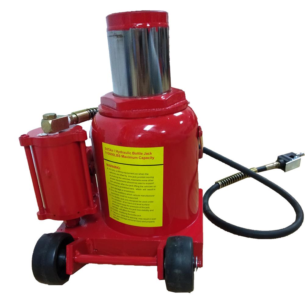50 Ton Air Bottle Jack Manual Pneumatic Hydraulic Low Profile RV