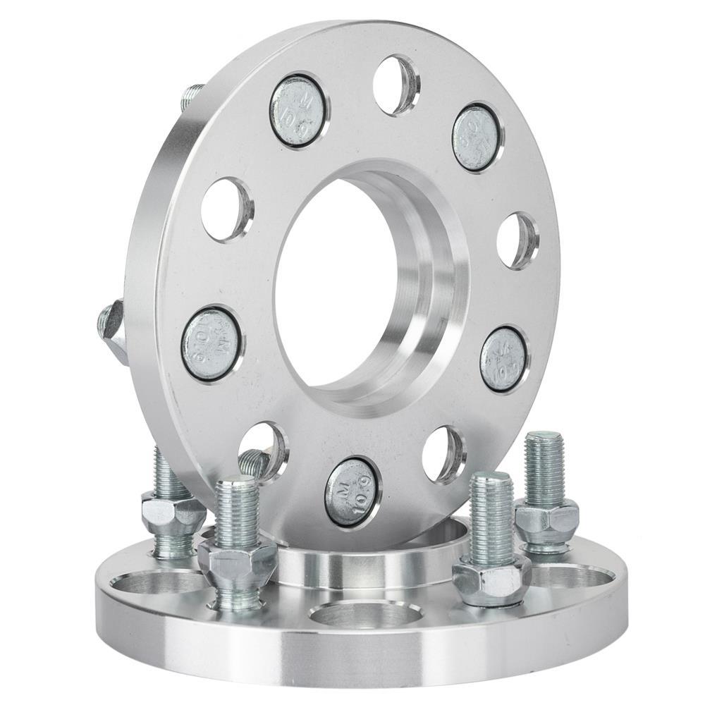 2X 5lugs Wheel Spacers 5x114.3 15mm Hubcentric 12x1.25 For Nissan