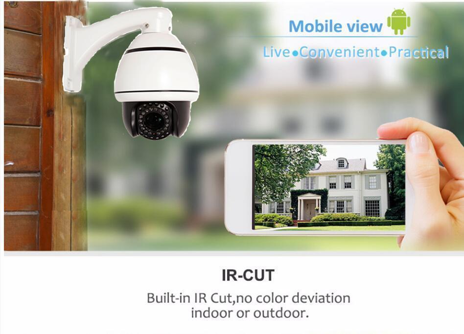 1200TVL HD CMOS 30x Speed Zoom PTZ Dome Home CCTV Camera IR Night Vision for DVR