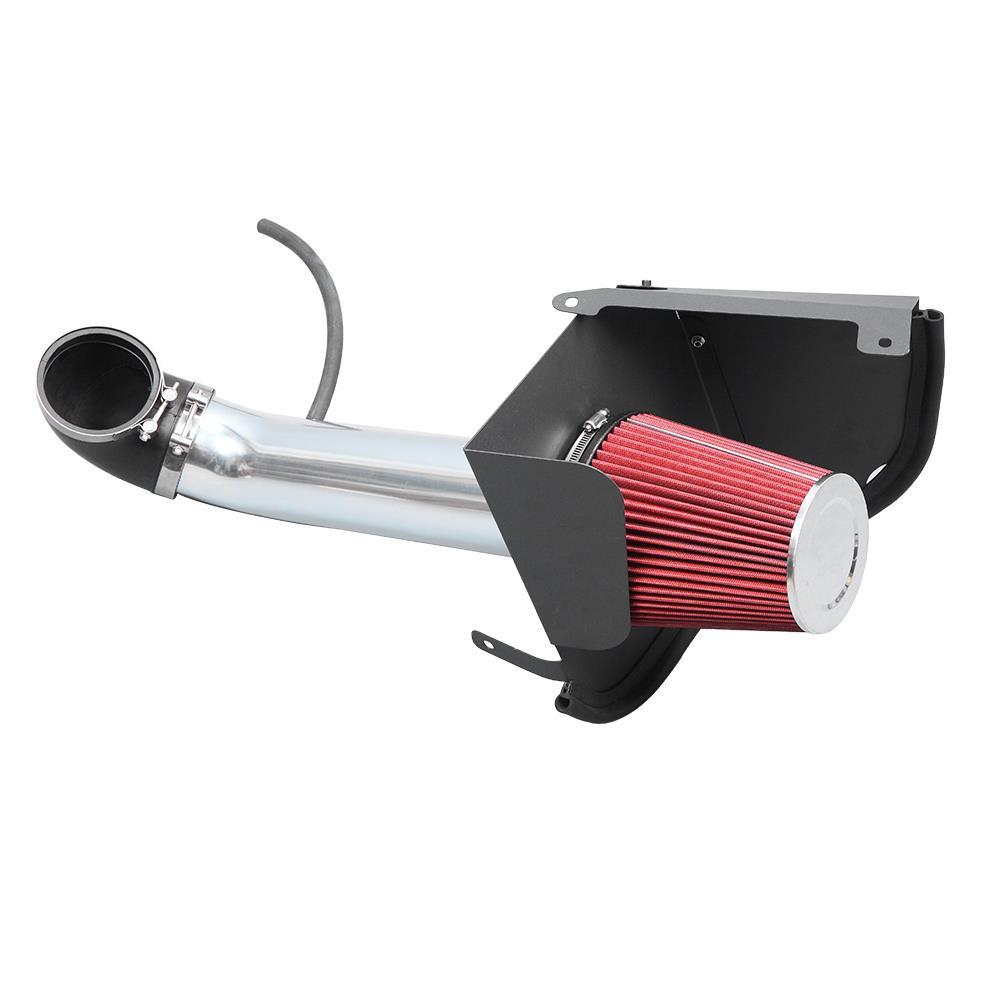 Air Intake Kit RED Heat Shield For 09-14 Silverado Suburban Tahoe V8 4.8L 5.3L