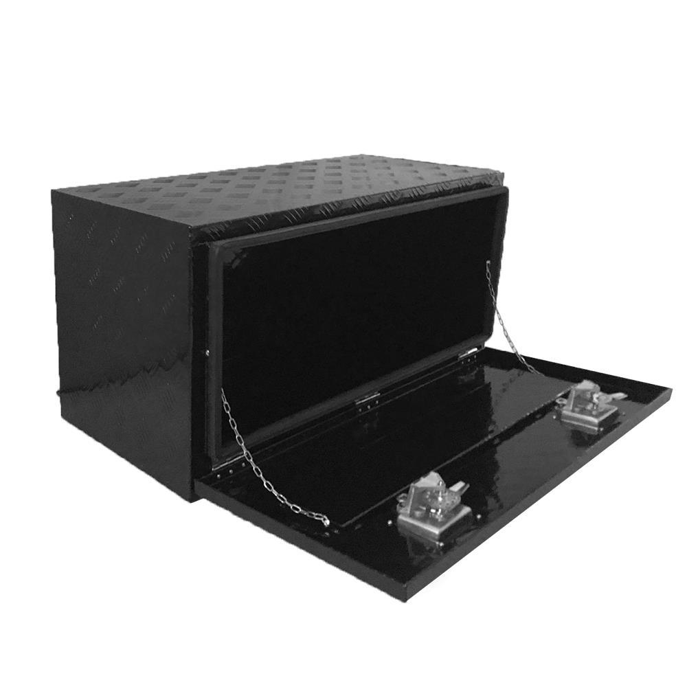 36x18" Heavy Duty Black Aluminum Tool Box Truck Storage Underbody ATV/Trailer eBay