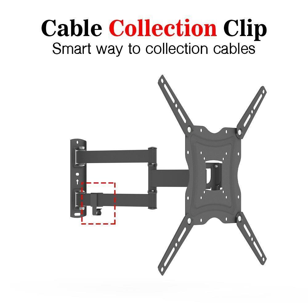 Articulating Full Motion TV Wall Mount Tilt Swivel 360° For 26/"32/"37/"42/"50/"55/"
