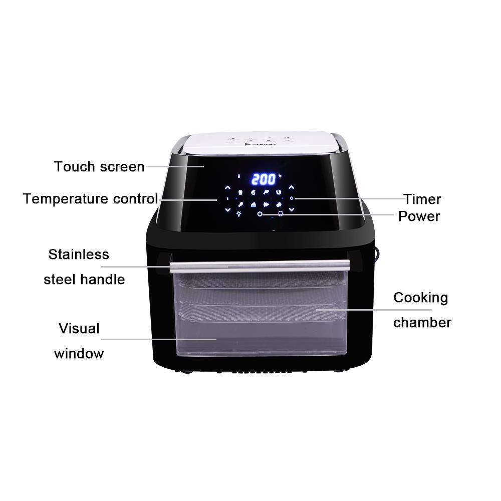 16L 16.9QT Multifunction Capacity Air Fryer Oven Dehydrator Rotisserie