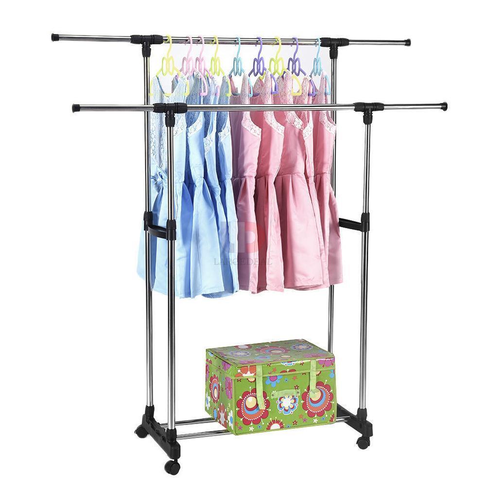 portable folding clothes rail