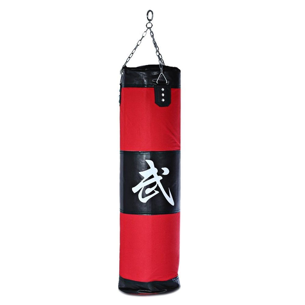 US Heavy Boxing Punching Bag Training Gloves Speed Set Kicking MMA Workout Empty