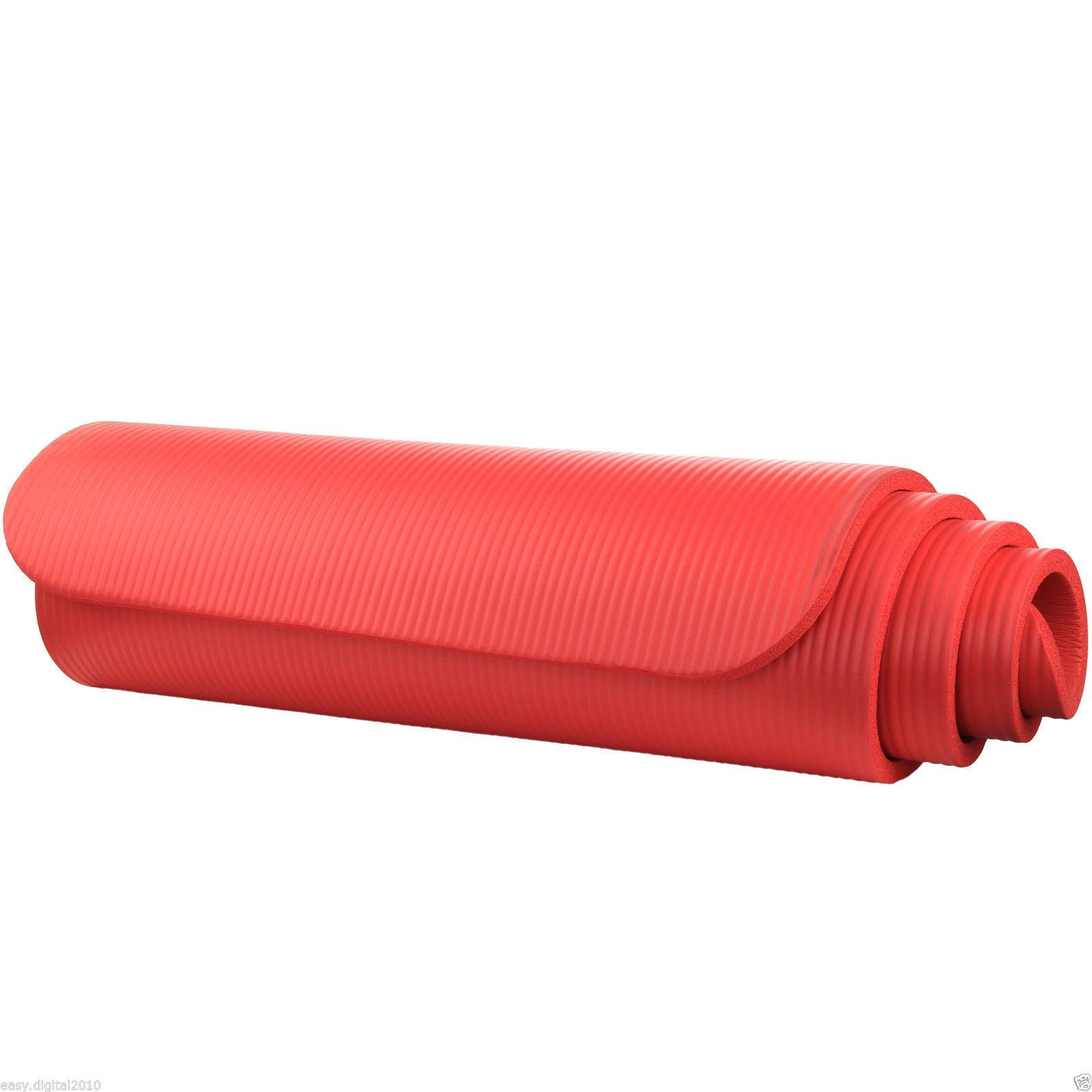 Extra 8mm Thick Exercise Mat Yoga Gym Workout Fitness Gymnastics Mats Large Pad 8 Extra 8mm Thick Exercise Mat Yoga Gym Workout Fitness Gymnastics Mats Large Pad 8