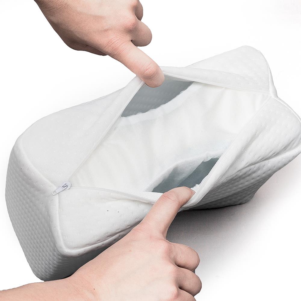 Knee Pillow Clip Leg Pillow Leg Positioner Pillows Memory Foam Wedge