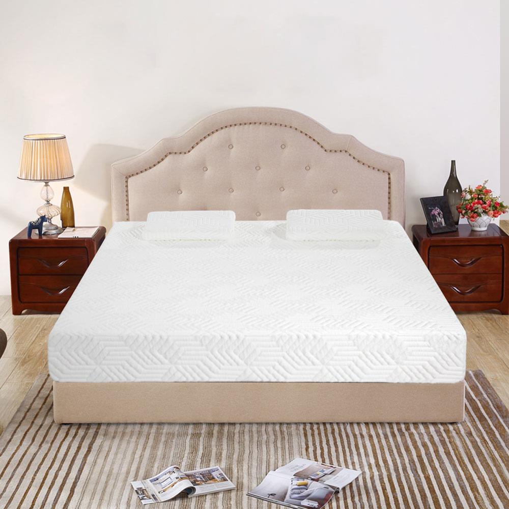 12 Three Layer Queen Size Cool Medium Firm Memory Foam Mattress