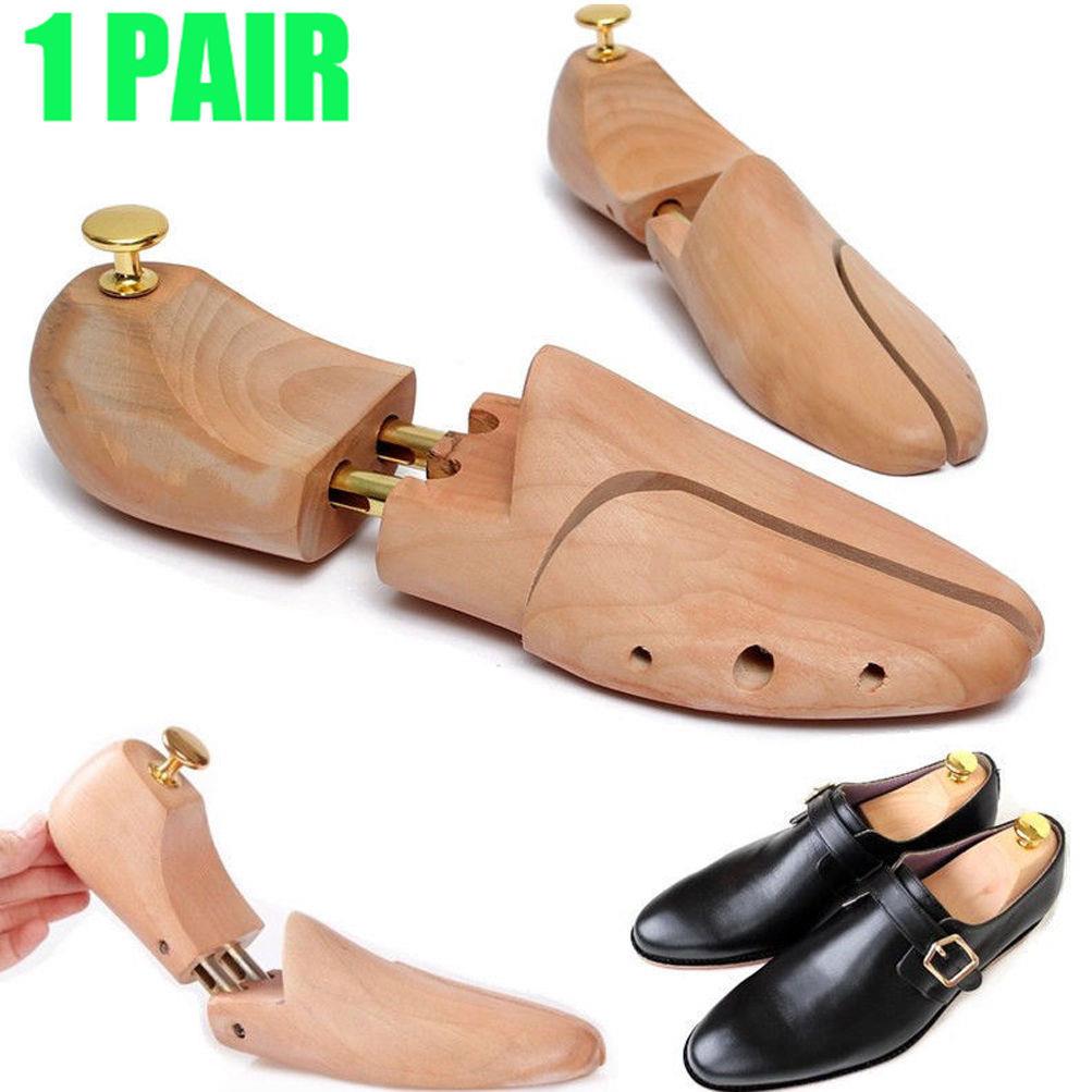 Adjustable Unisex Men Women Cedar Wood Boot Shoe Tree Stretcher Sharper