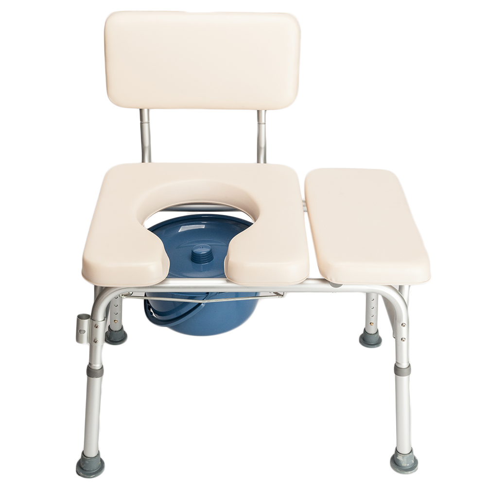 padded bedside commode seat