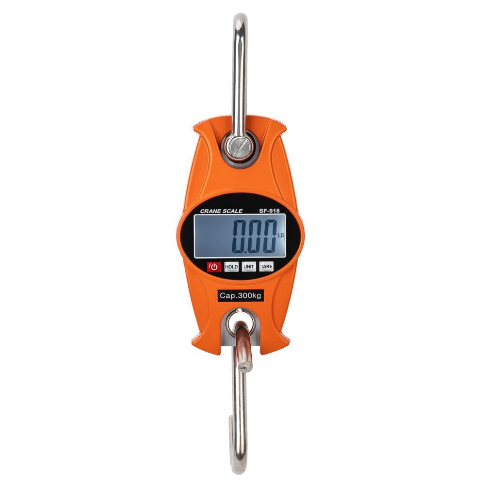 Digital Hanging Scale Luggage Hunting 300 KG / 600 LBS Industrial Crane
