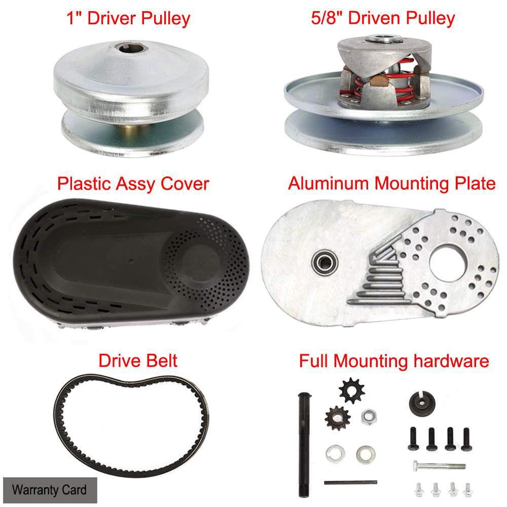 Go Kart Torque Converter 30 Series 5//8Inch Inner Diameter 6Inch Driven Clutch