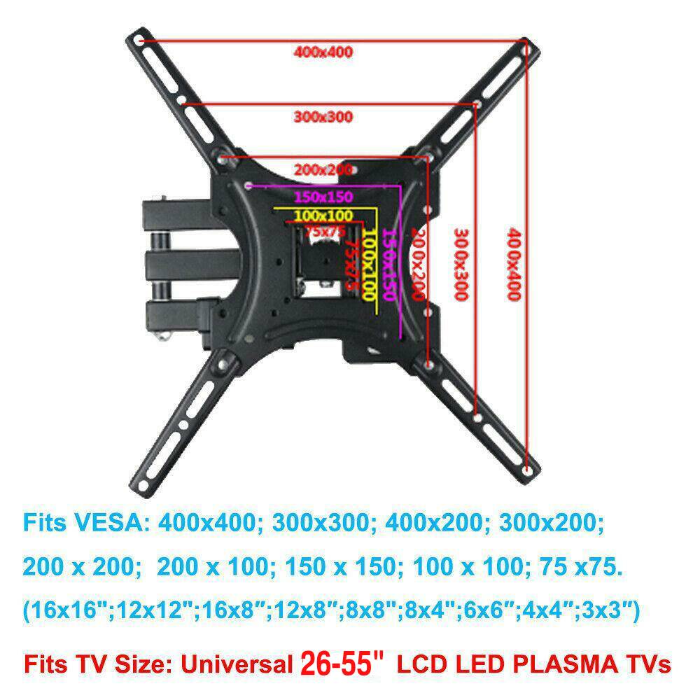 Mounting Dream | Swivel Display/TV Mount For 42''- 75 Displays | MD2617