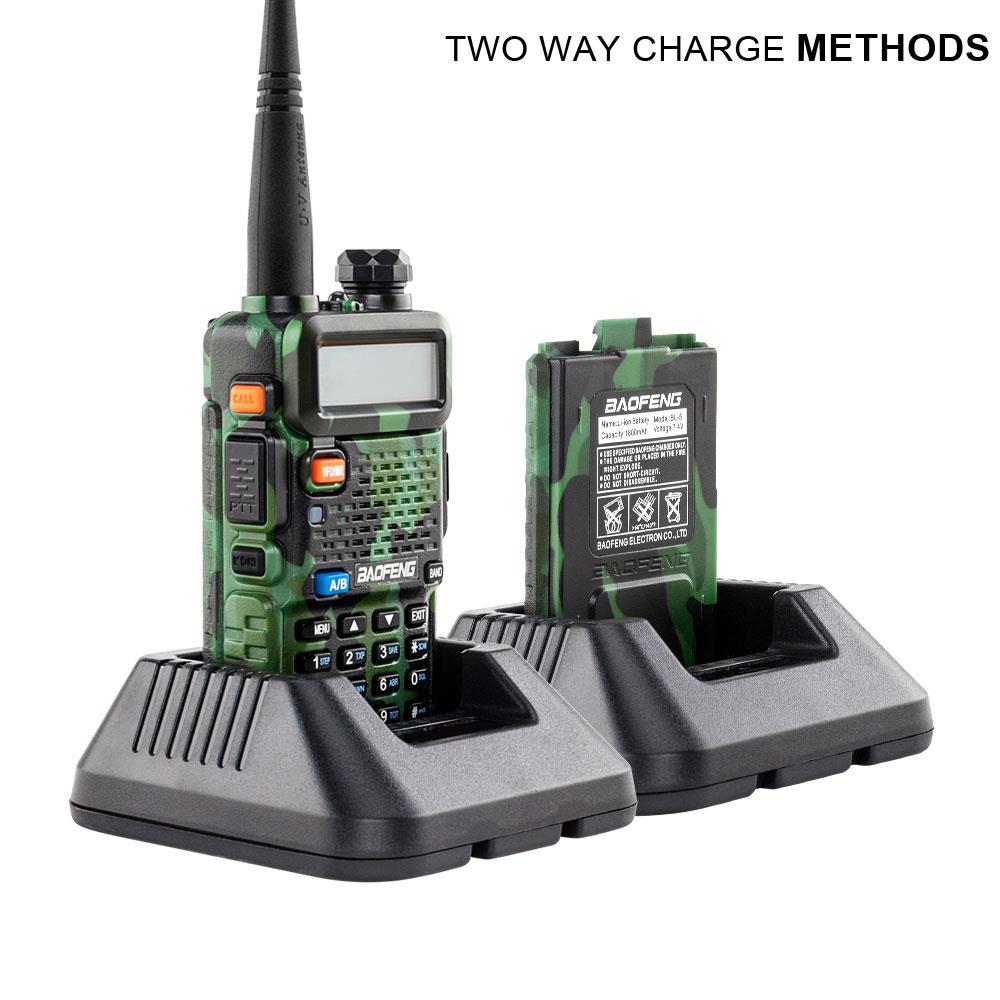 Baofeng UV-5R Walkie Talkie - Portable Dual Band Radio