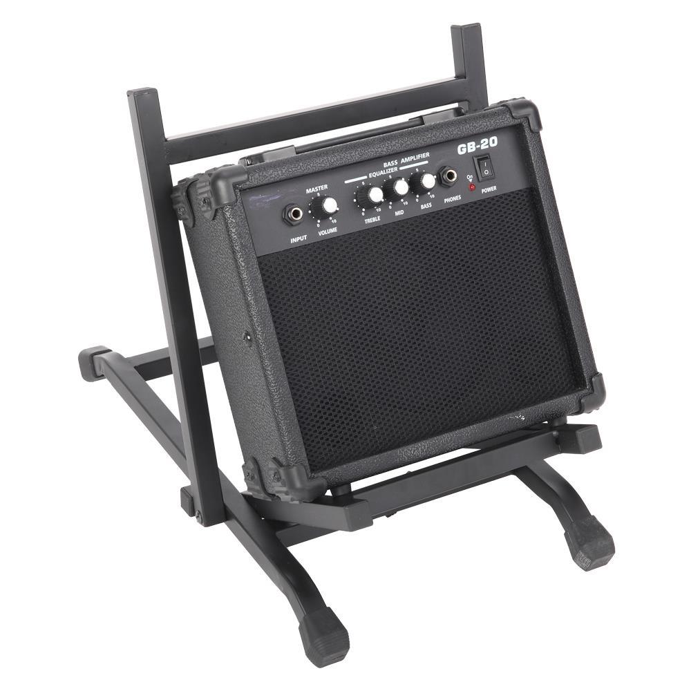 Electric Guitar Electric Bass AMP Stand Display Rack Folding Organizer