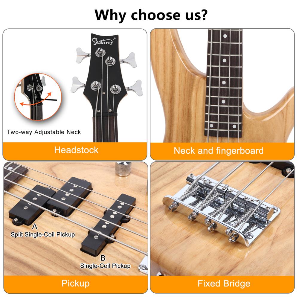 全品送料0円 Electric String 4 GLARRY Bass Christmas Kit Beginner Guitar デュエルマスターズ