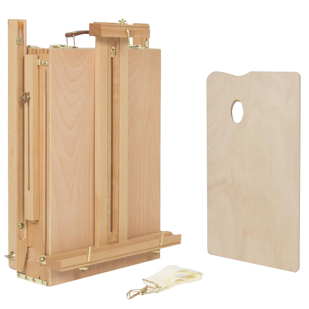 Portable Oil Painting Easel Sketch Box Artist Supplies Tripod Beech Wooden Ebay